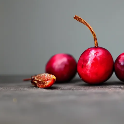 Image similar to a juicy cranberry, high - key lighting