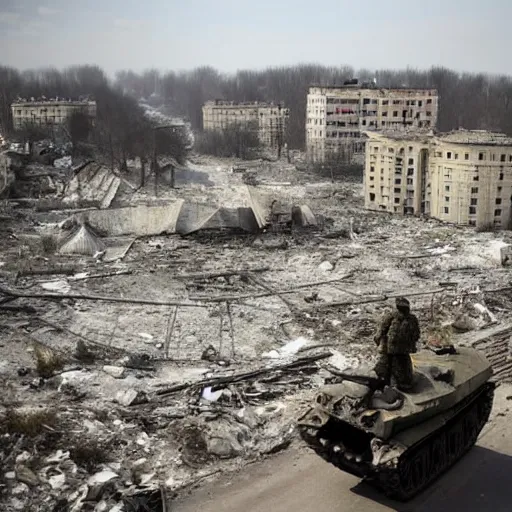 Image similar to ukraine when war is over