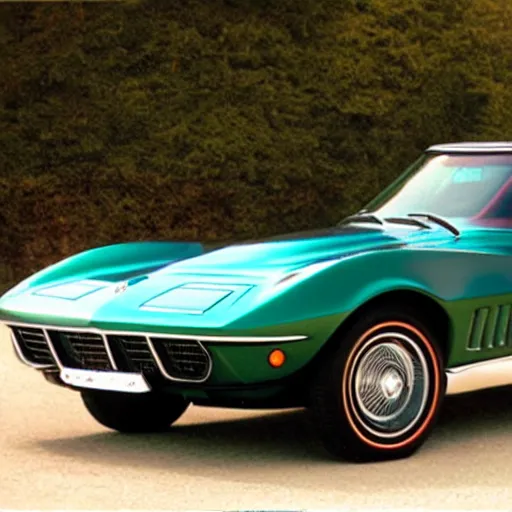 Image similar to different variant of the corvette c 2 1 9 6 9.