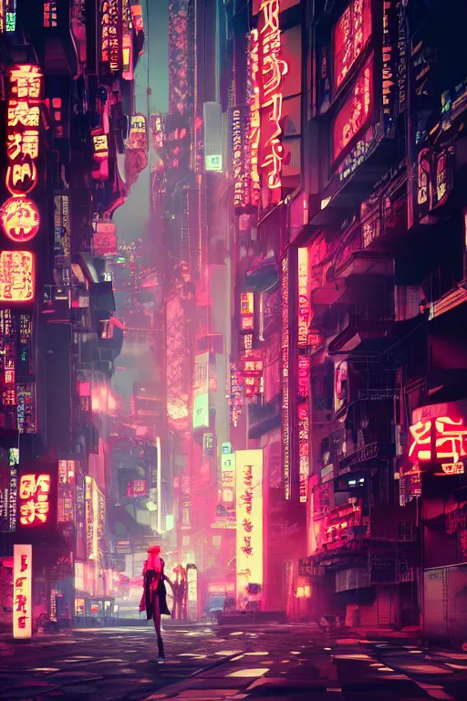 HD wallpaper: cyberpunk, Japanese characters, cyborg, women, iPhone X