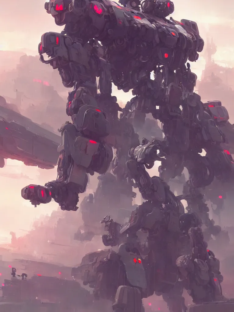 Image similar to a battle mech piloted by a cute kawaii girl, sci - fi and fantasy, intricate and very very beautiful, detailed, digital painting, artstation, concept art, smooth and sharp focus, illustration, art by tian zi and wlop