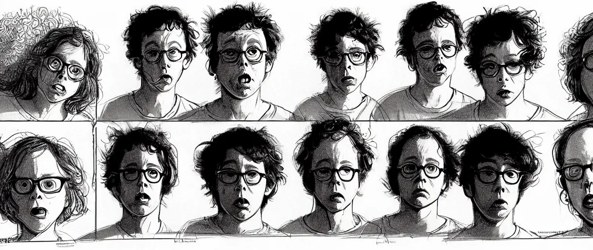 Prompt: character face study of todd solondz becoming god | vivid colors : storyboard, dramatic and emotional, concept design, realistic. by gabriel hardman, joe alves, j. todd anderson, chris bonura. cinematic atmosphere, detailed and intricate, perfect anatomy