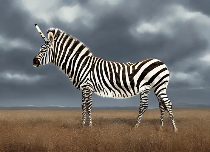 Prompt: a full head shot, detailed photograph of a zebre in a distance landscape, photorealism ultradetailed digital art, irina french, heraldo ortega, mandy jurgens, golden ratio, art canvas, award winning, masterpiece trending on artstation 8 k 1 5 0 mpx, hasselblade wide shot