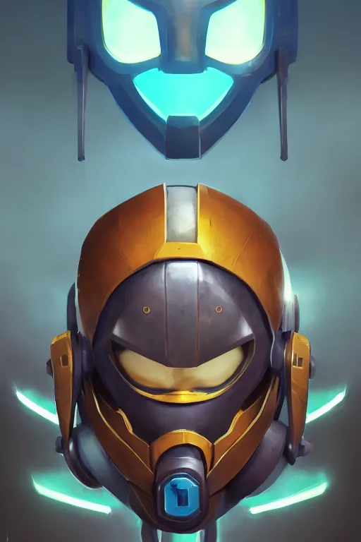 Image similar to epic mask helmet robot ninja portrait stylized as fornite style game design fanart by concept artist gervasio canda, behance hd by jesper ejsing, by rhads, makoto shinkai and lois van baarle, ilya kuvshinov, rossdraws global illumination radiating a glowing aura global illumination ray tracing hdr render in unreal engine 5