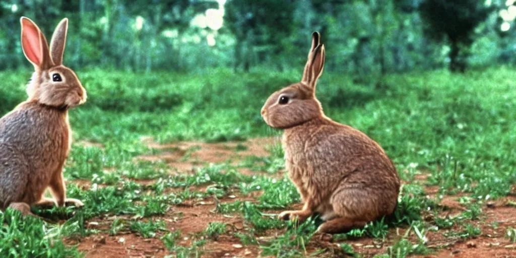 Image similar to a rabbit in the movie stand by me screenshot