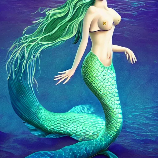 Prompt: beautiful mermaid siren, siren song, siren rock, beautiful mermaid, photoreal, 8 k resolution