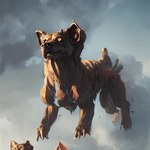 Image similar to cerberus by greg rutkowski