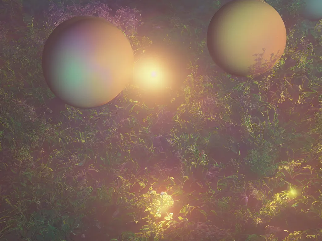 Image similar to 3 d render, sunlight study, the universe is a spheroid region 7 0 5 meters in diameter, art nouveau, by rachel ruysch and ( ( ( ( ( lisa frank ) ) ) ) ), 8 k, sharp focus, octane render