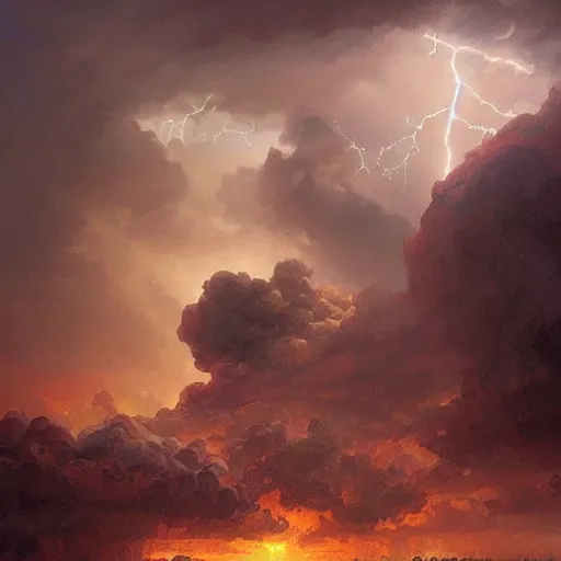 Image similar to giant storm and lots of lightning over a future stadium, intricate, highly detailed, digital painting, artstation, concept art, matte, sharp focus, illustration, art by artgerm and greg rutkowski and alphonse mucha