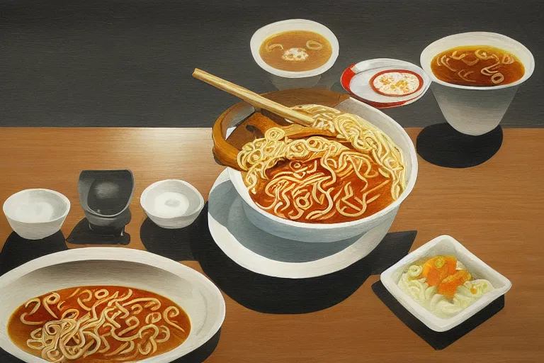 Image similar to eating ramen by uijung kim