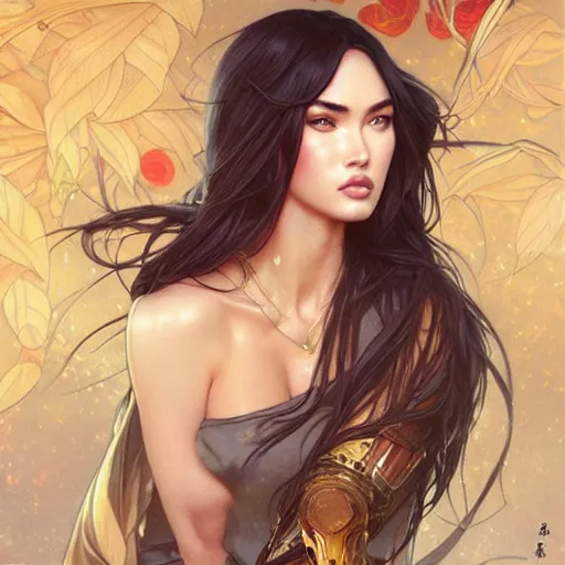 Prompt: ultra realistic illustration, megan fox as chinese anime, intricate, elegant, highly detailed, digital painting, artstation, concept art, smooth, sharp focus, illustration, art by artgerm and greg rutkowski and alphonse mucha and wlop