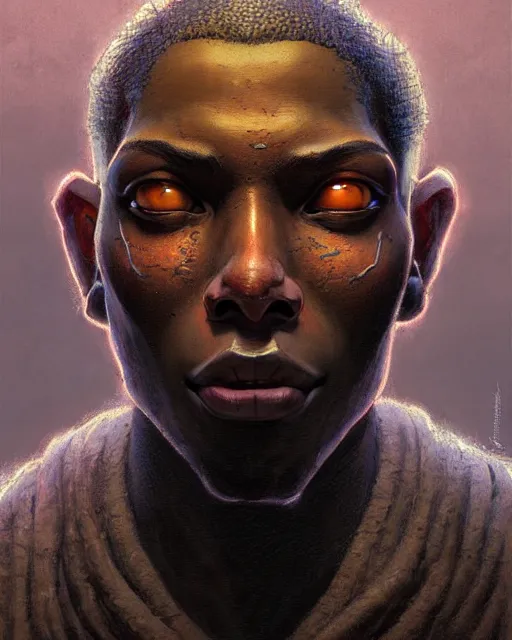 Image similar to baptiste from overwatch, character portrait, portrait, close up, concept art, intricate details, highly detailed, horror poster, horror, vintage horror art, realistic, terrifying, in the style of michael whelan, beksinski, and gustave dore