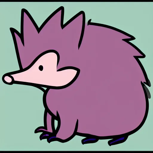 Image similar to cute hedgehog emote twitch waving lineart