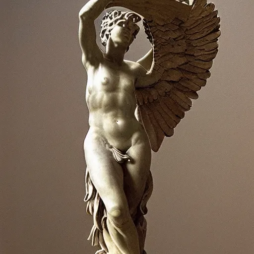 Prompt: Winged Victory of Samothrace without wings, jazz