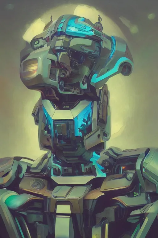 Image similar to a portrait of Autobot “Rung”!!!, seapunk Mecha , vaporwave , digital art, artstation, by WLOP, Ilya repin, alphonse mucha., Very highly detailed 8K, octane, Digital painting, the golden ratio,