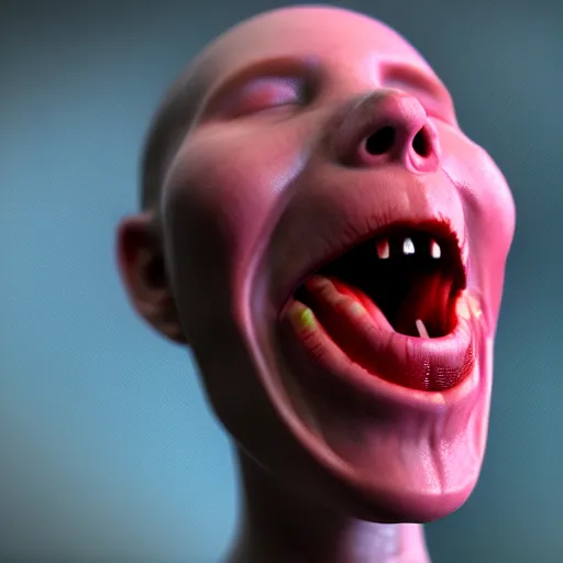 Prompt: I have no mouth and I must scream, highly detailed, 4k, HDR, award-winning, artstation, octane render