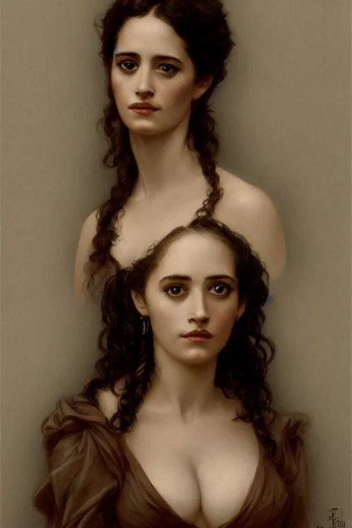 Prompt: portrait en buste Eva Green, traditional corsican, intricate, highly detailed, artstation, illustration, jurgens, rutkowski, bouguereau