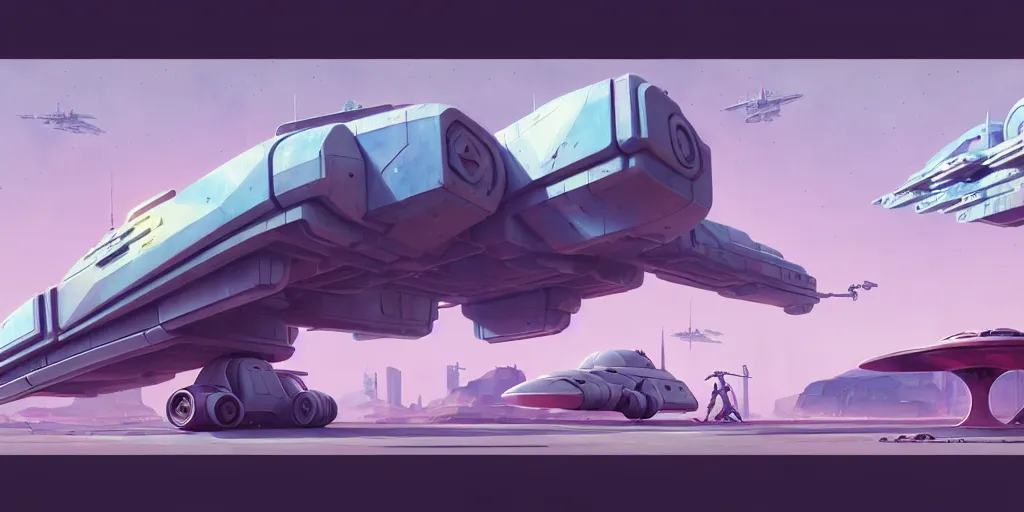 Image similar to hard surface shape form exploration, detailed, artstation, 8 k, sci - fi, pastel colors, props, panel, concept, simon stalenhag, in watercolor gouache detailed paintings, moebius, blueprint, building, modular, speeder, vehicles, pod racer, spaceship