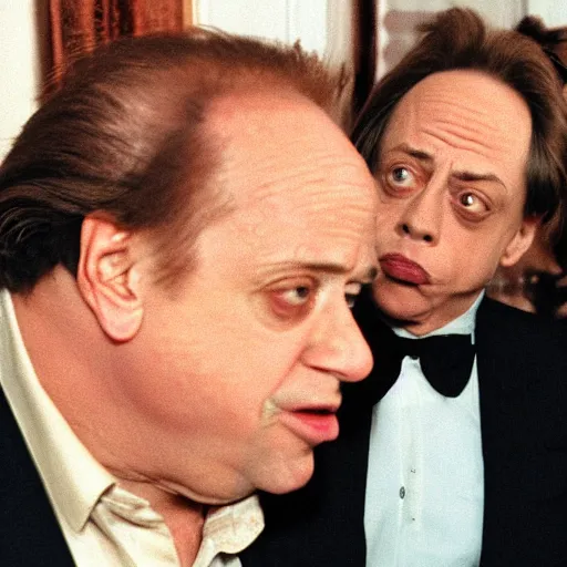 Image similar to danny devito fighting steve buscemi