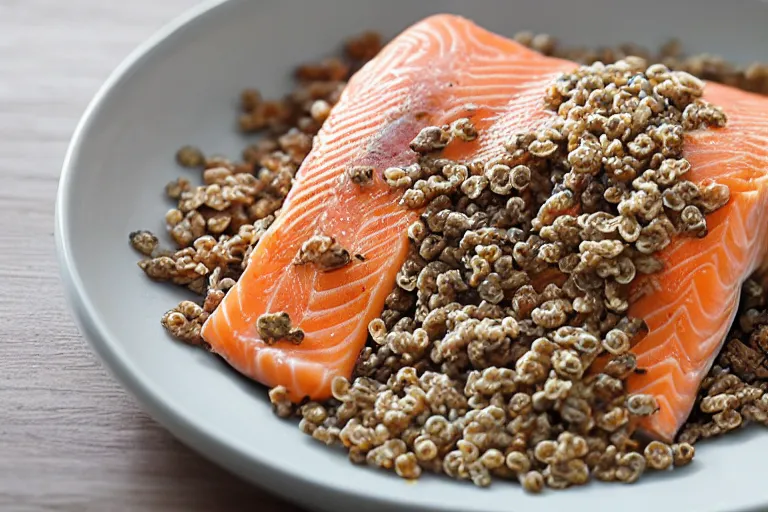 Image similar to salmon and sardine cereal