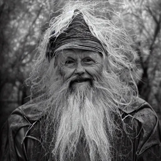 Image similar to Long Shot a old wizard, award winning photo