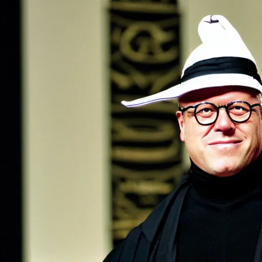 Image similar to jonathan ive dieter rams sorting hat of hogwarts school of witchcraft and wizardry