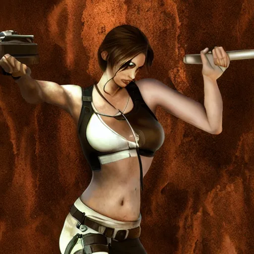 Image similar to x ray of lara croft bone