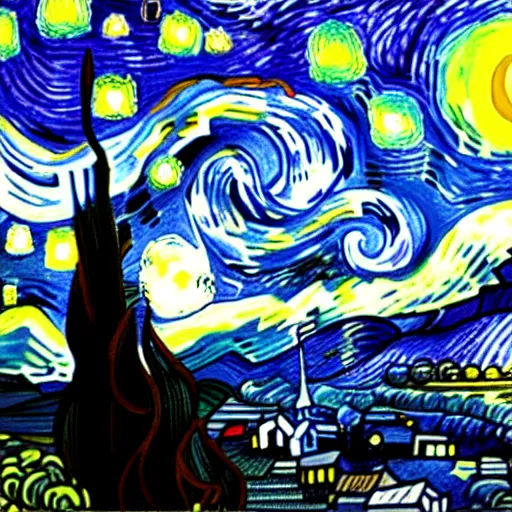 Prompt: john cena, starry night