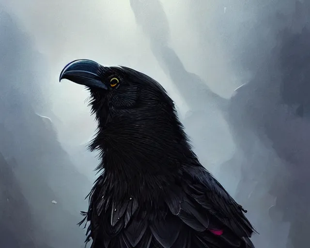 Common Raven  Скандинавская мифология Викинги Птички