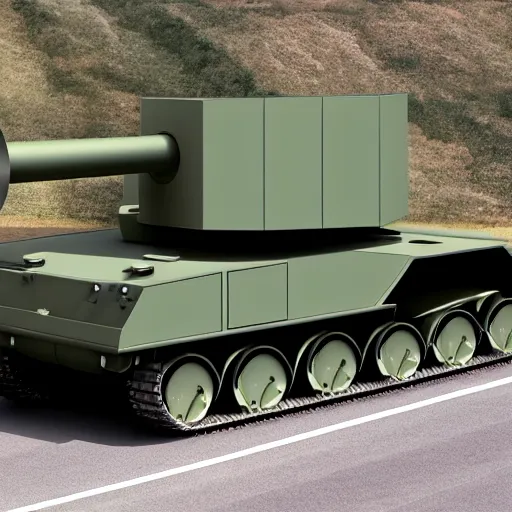 Prompt: jonathan ive, dieter rams, photo of a self propelled howitzer 2 0 2 1