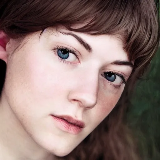 Image similar to a masterpiece portrait photo of a beautiful young woman who looks like an elvish mary elizabeth winstead, symmetrical face