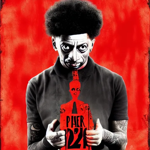 Image similar to 2 1 savage horror movie poster