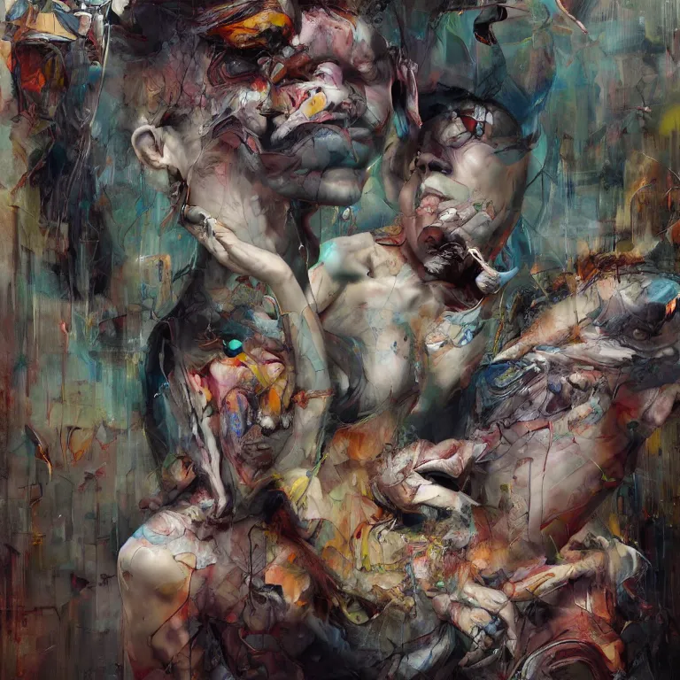 Prompt: king's disease in the style of adrian ghenie, 3 d render, esao andrews, jenny saville, surrealism, dark art by james jean, ross tran, optical illusions, modern cubism