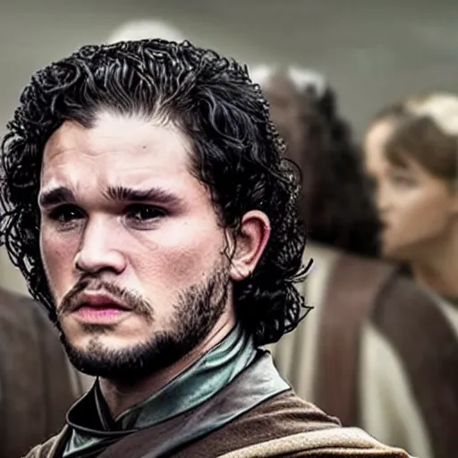 Image similar to kit harrington playing anakin skywalker in the star wars movies