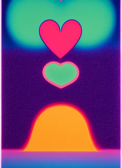 Prompt: finding love by shusei nagaoka, kaws, david rudnick, airbrush on canvas, pastell colours, cell shaded, 8 k