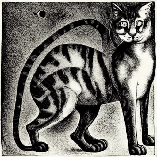 Image similar to “ gray ’ s anatomy ” aquatint etching feline veterinary diagram optical illusion 1 0 2 4 x 1 0 2 4