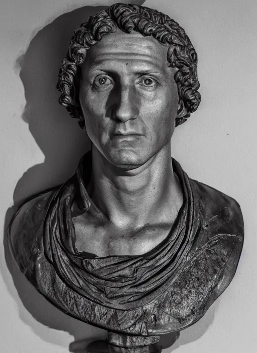 Image similar to a full portrait photo of julius caesar, f / 2 2, 3 5 mm, 2 7 0 0 k, lighting, perfect faces, award winning photography.