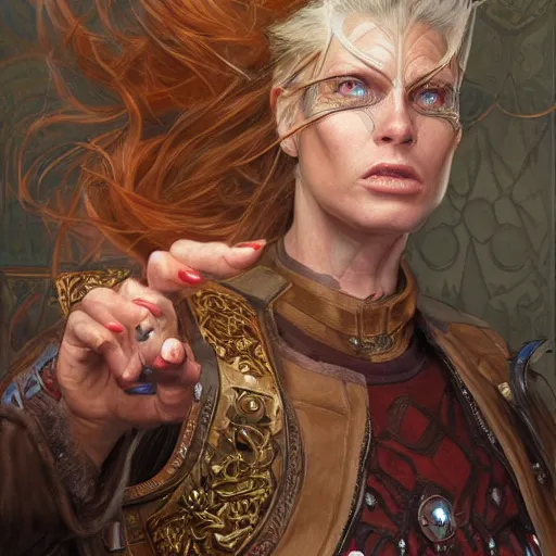 Image similar to Gambling Addict as a fantasy D&D character, portrait art by Donato Giancola and Bayard Wu, digital art, trending on artstation, 4k