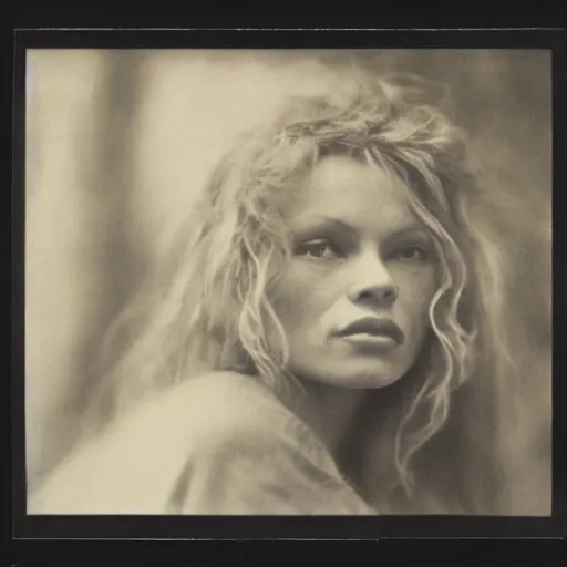 Image similar to pamela anderson by julia margaret cameron 1 8 8 0 s, realistic, body shot, sharp focus, 8 k high definition, insanely detailed, intricate, elegant