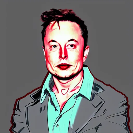 Image similar to elon musk as a musketer, digital art