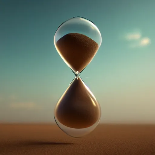 Prompt: cinema 4D render, A24!film cinematography, POV inside an hourglass looking up into the falling sand, trapped inside an hourglass, sand, time, deserted sand, glass, inside view, humanoid pov, intricate artwork by Tooth Wu and wlop and beeple. octane render, trending on artstation, greg rutkowski very coherent symmetrical artwork, depth field, unreal engine, cinematic, hyper realism, high detail, octane render, 8k