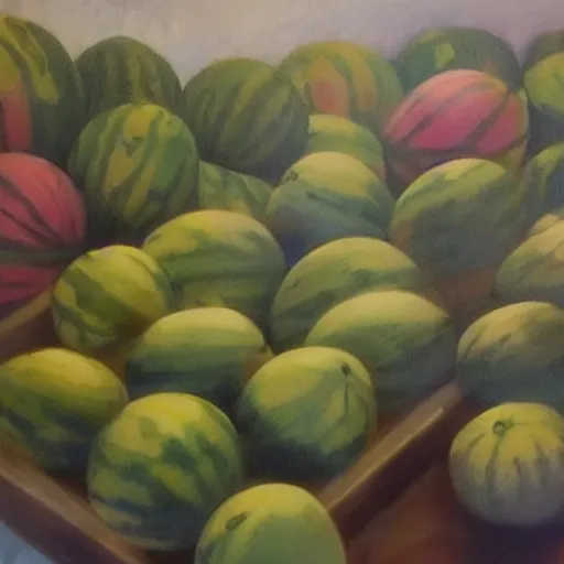 Prompt: hello stable diffusion my name is tom and i'd like you to paint me a watermelon if tou don't mind. thanks in advance!