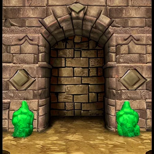 Prompt: secret dungeon entrance