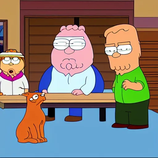 Image similar to of a crypto animal in the style of family guy