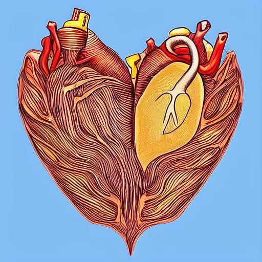 Image similar to “anatomic heart on fire”