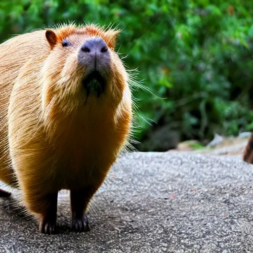 Image similar to anime capybara