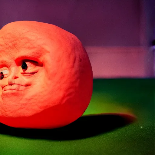 Image similar to elon musk as a melon, hyperrealistic, claymation, volumetric lighting, 3 5 mm film still, concept art