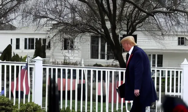 Image similar to 'Unprecedented in US history': Reaction as trump home searched