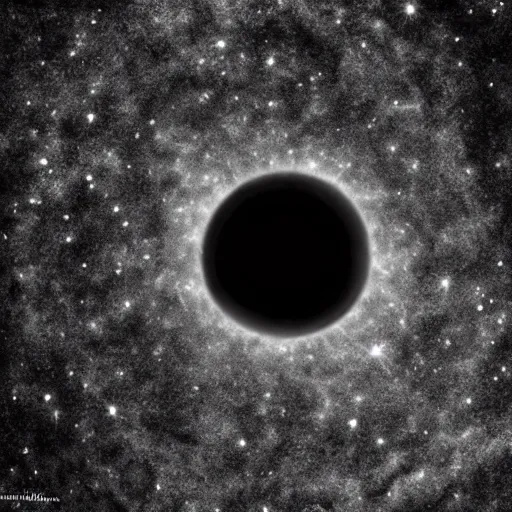 Image similar to a photograph of the otherside of a blackhole