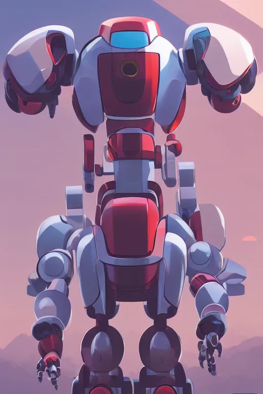 Image similar to metabots medabots medarotto medarot robot minimalist comics, behance hd by jesper ejsing, by rhads, makoto shinkai and lois van baarle, ilya kuvshinov, rossdraws global illumination ray tracing hdr radiating a glowing aura